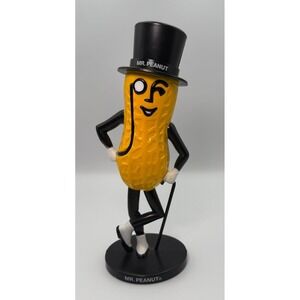 Planters Mr. Peanut Coin Bank 8.5" Plastic Vintage 1990 - Excellent Condition